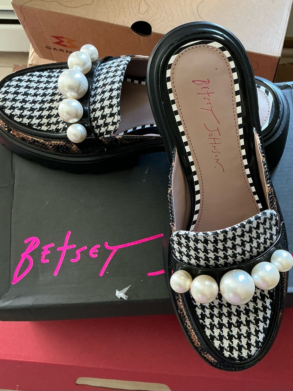 Betsey Johnson Leopard Print Loafers -New in box